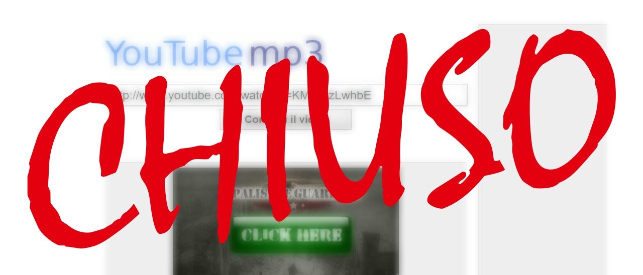 Chiuso youtube-mp3.com: colpo allo streamripping