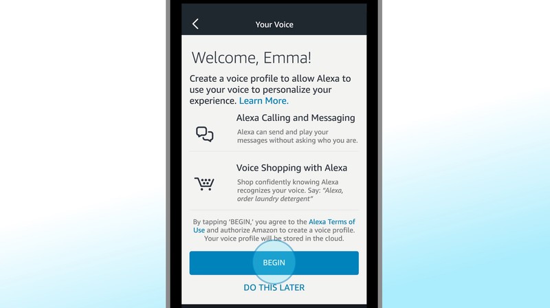 Alexa Voice Profiles