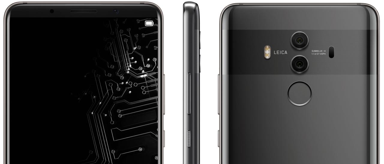 Huawei Mate 10 Pro, immagine del lock screen