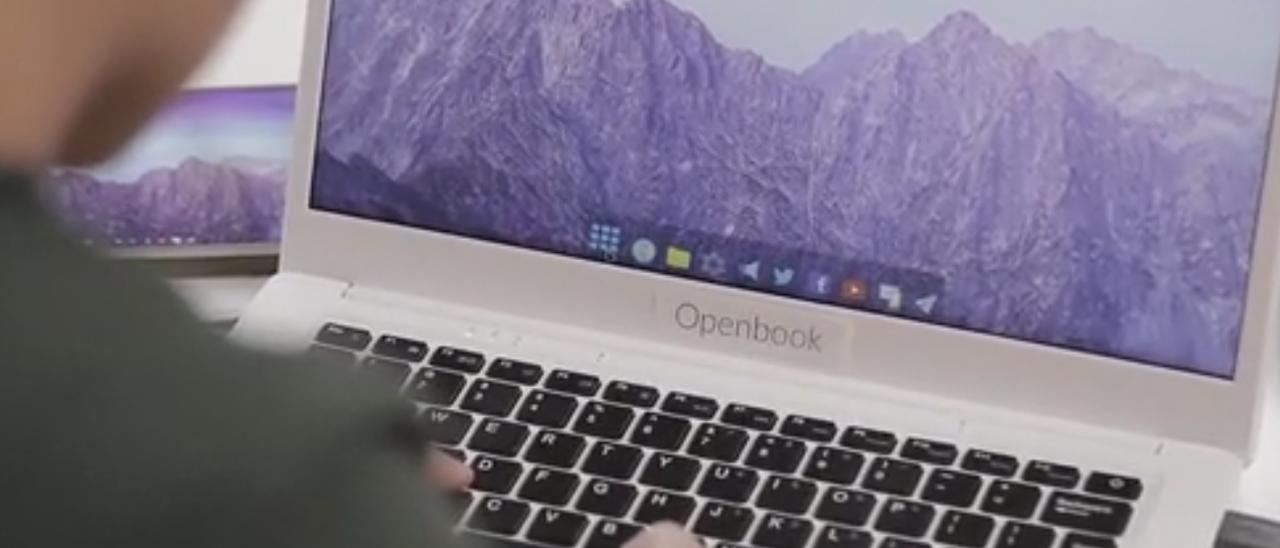 Openbook, notebook dock per smartphone Android