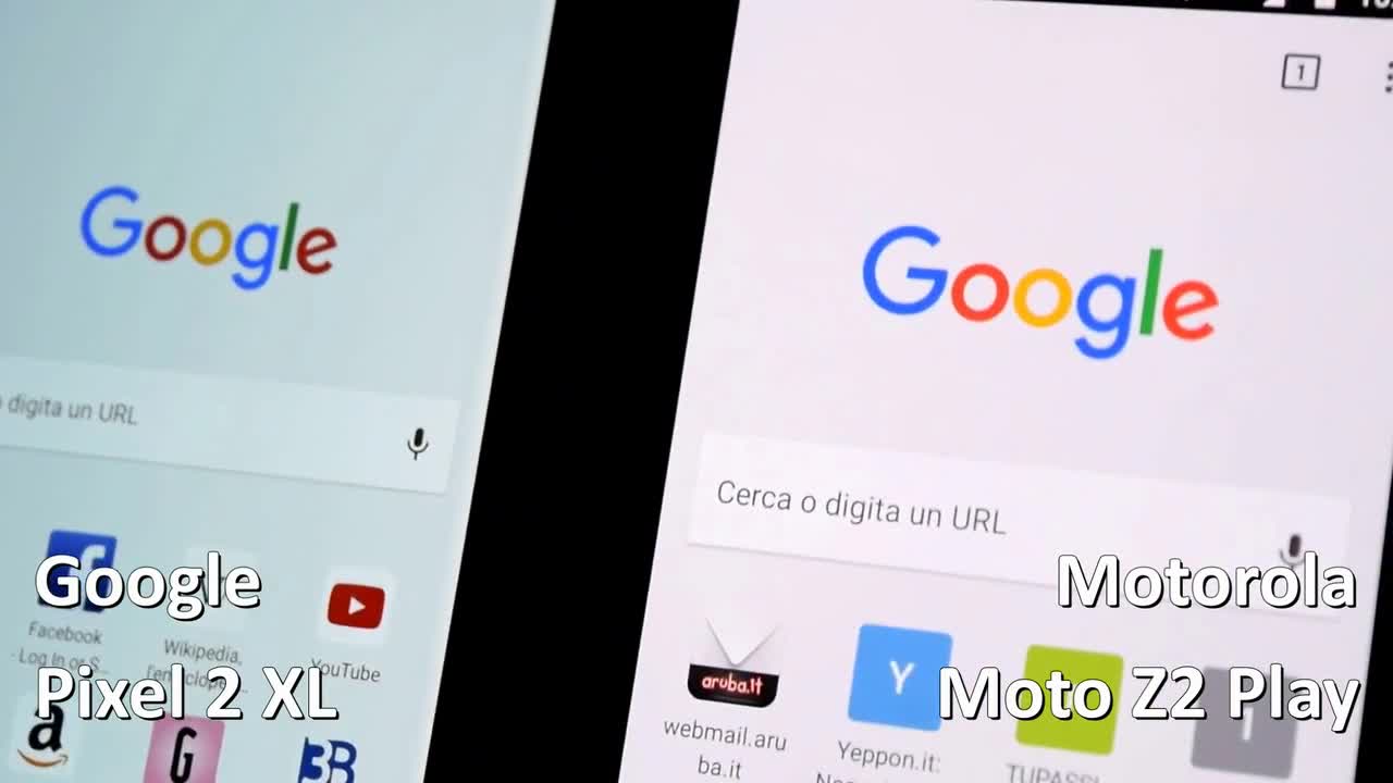 Il display di Google Pixel 2 XL è davvero blu?