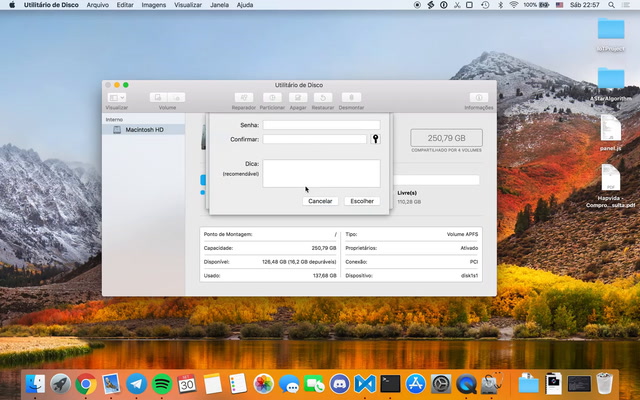 macOS High Sierra - Password Dischi Esposte