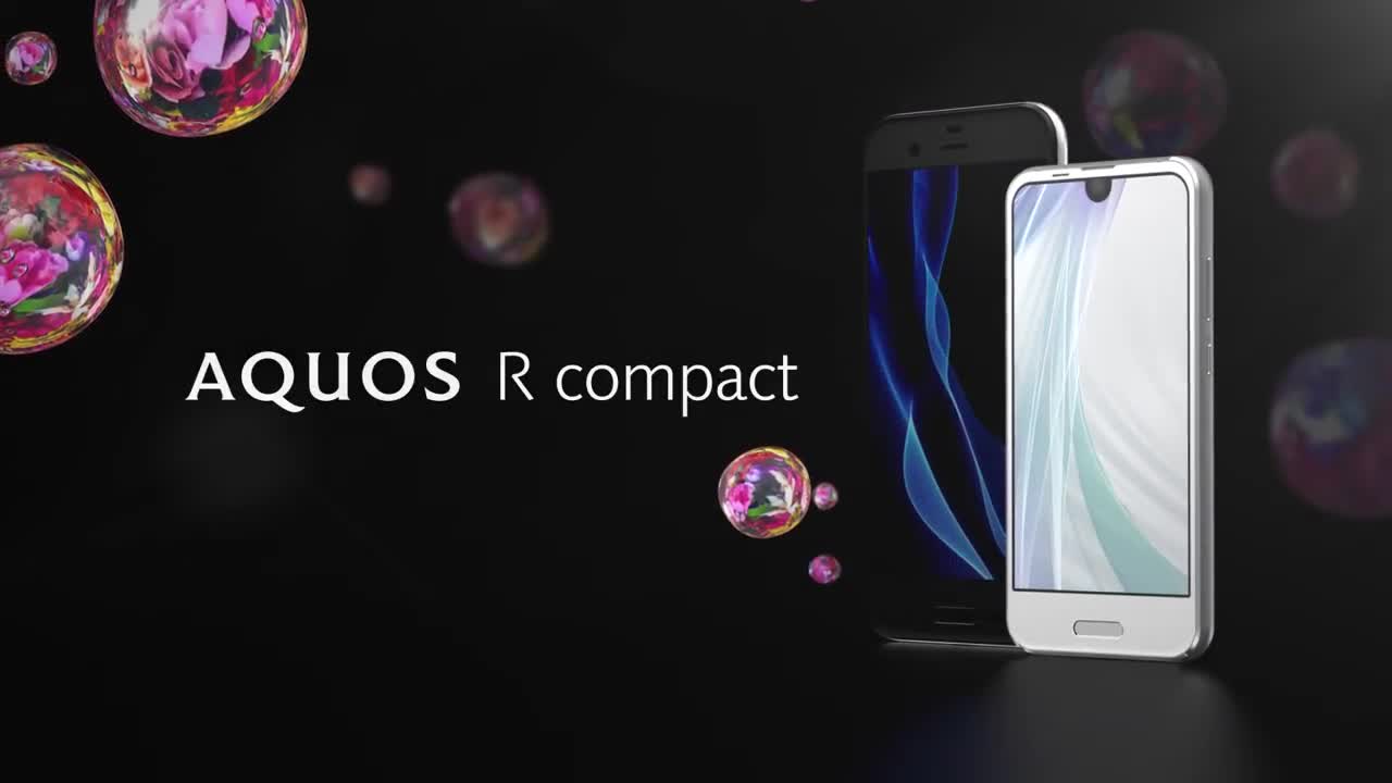Lo smartphone Sharp Aquos R Compact