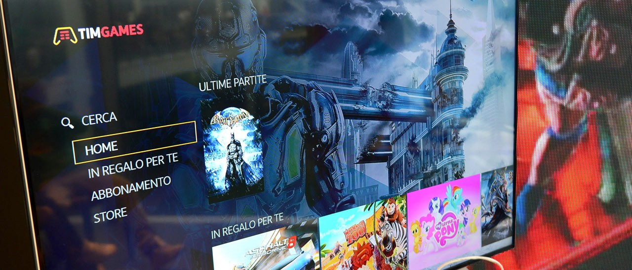 TIMGames, cloud gaming per la fibra ottica