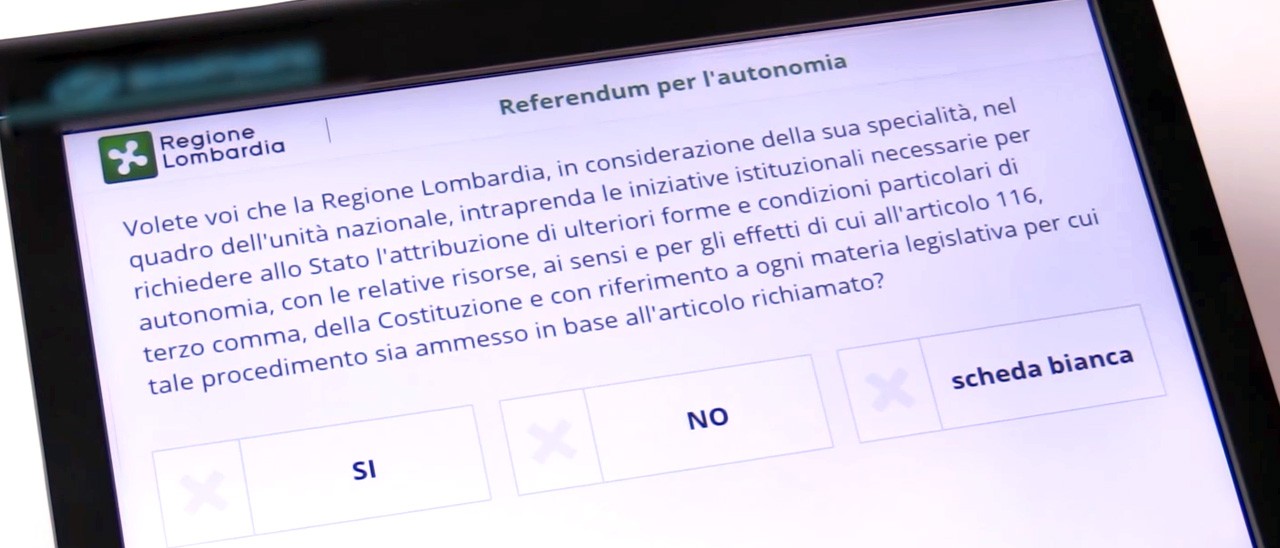 Com'è andata con il voto elettronico in Lombardia?
