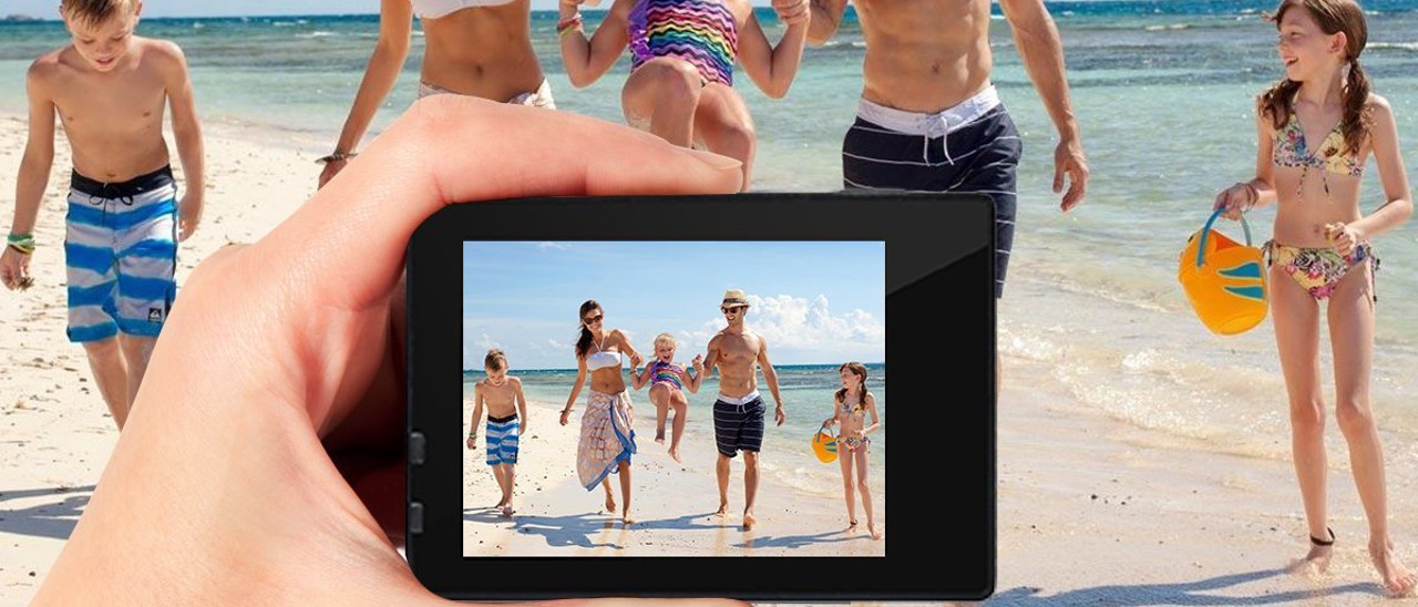 Jeemax, l'action cam impermeabile a 4K su Amazon