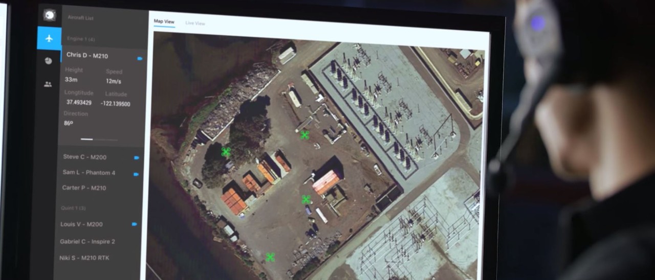 DJI FlightHub gestisce da remoto flotte di droni