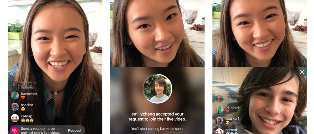 Instagram, più semplice partecipare ad una diretta