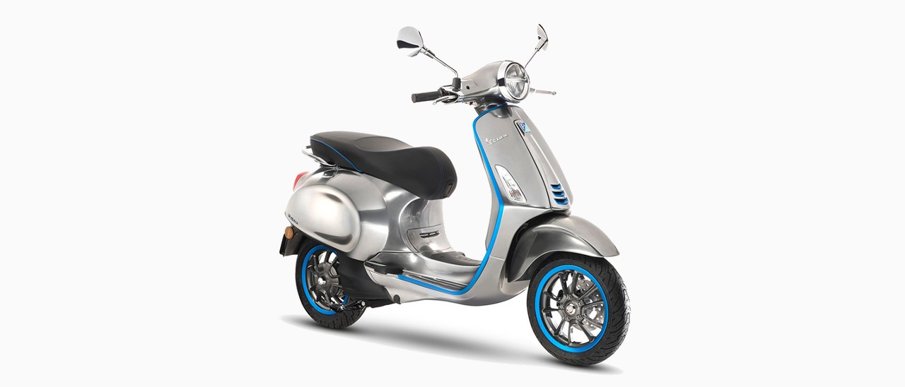 La nuova Vespa Elettrica corre a 70 km/h