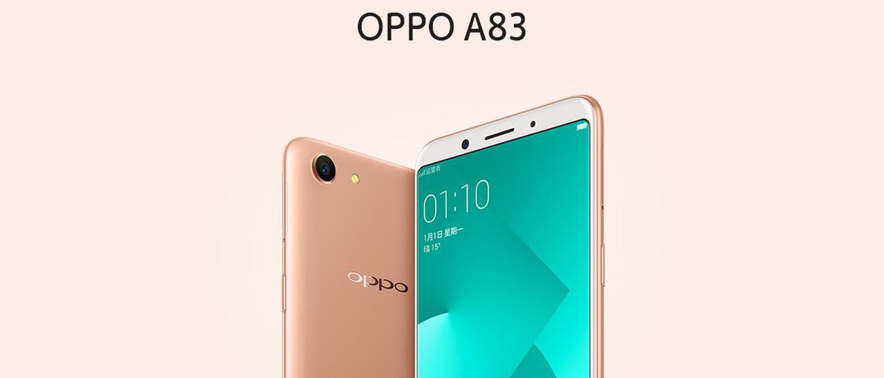 Oppo A83, display 18:9 e face unlock