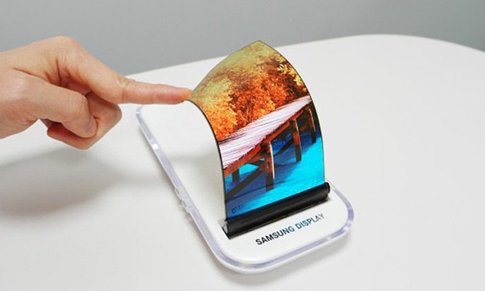 Samsung foldable smartphone