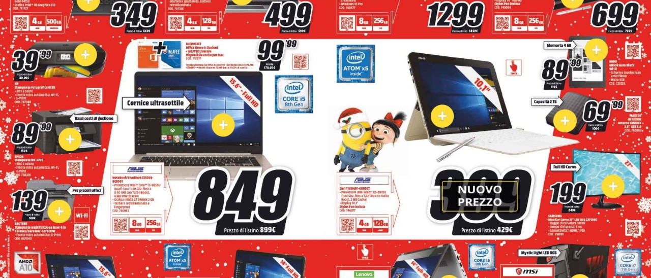 MediaWorld lancia il volantino di Natale