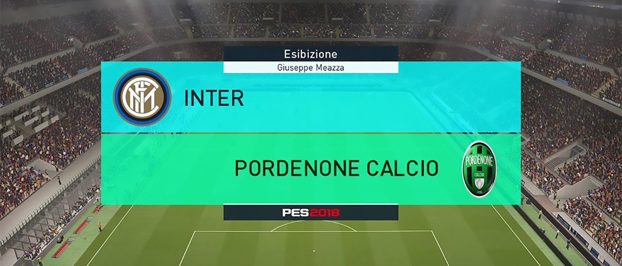 Inter-Pordenone: la Coppa Italia su PES 2018