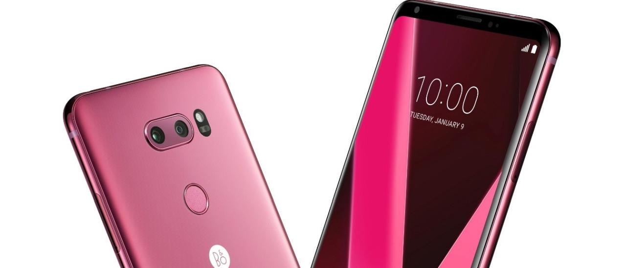 LG V30, rosa lampone per San Valentino