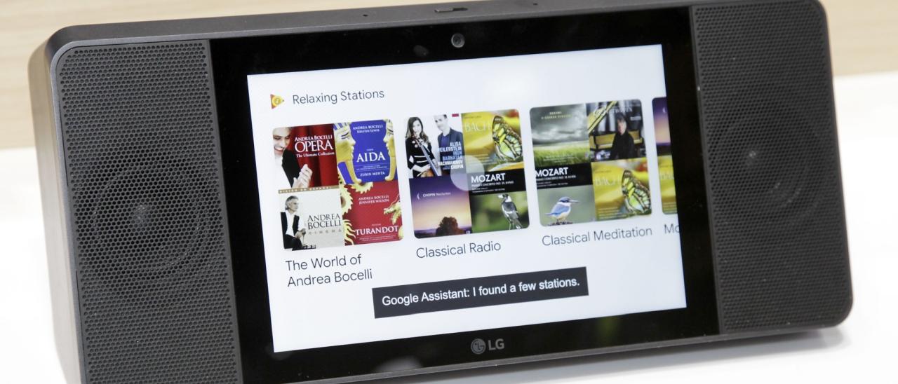 LG WK9, smart speaker con Google Assistant