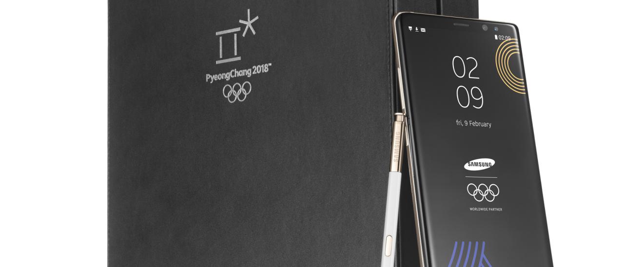 Samsung Galaxy Note 8 in versione olimpica