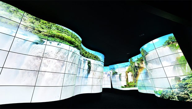 LG OLED Canyon al CES 2018