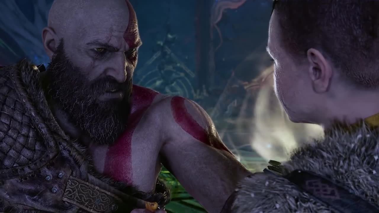 God of War: Kratos e il figlio Atreus su PS4