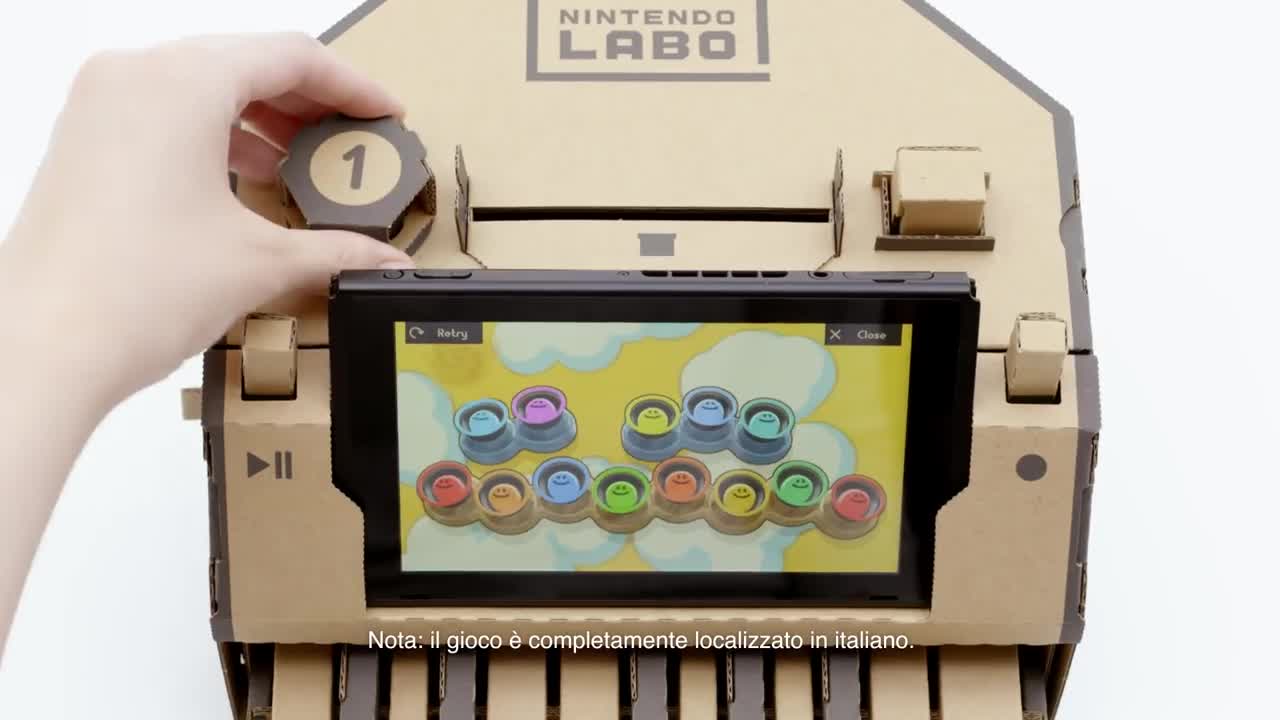 Nintendo Labo: accessori di cartone per Switch