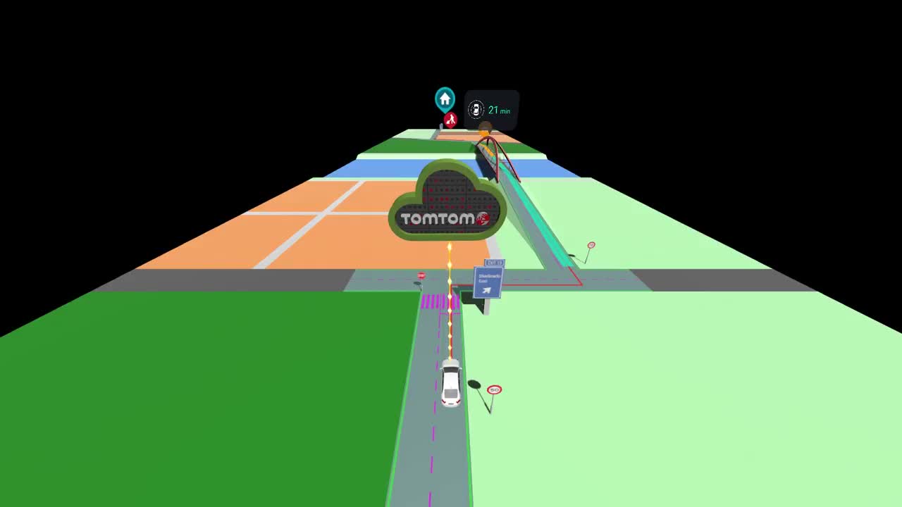 TomTom AutoStream: mappe per la guida autonoma
