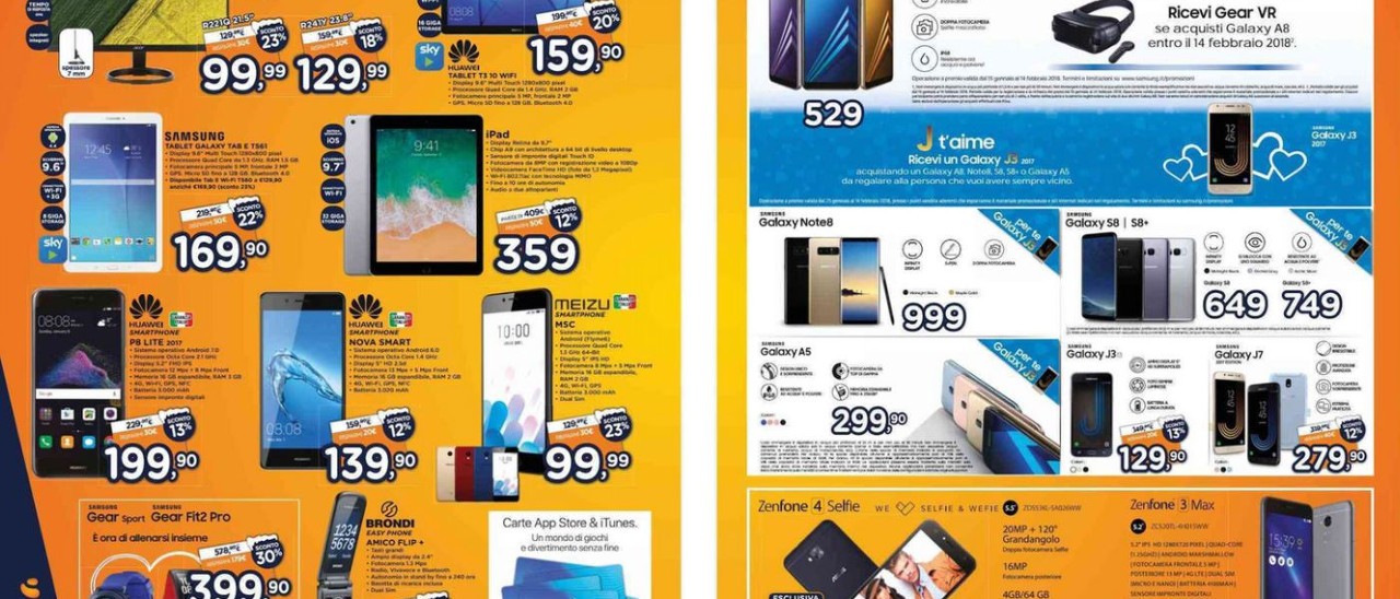 Volantino Unieuro, iPhone X in sconto