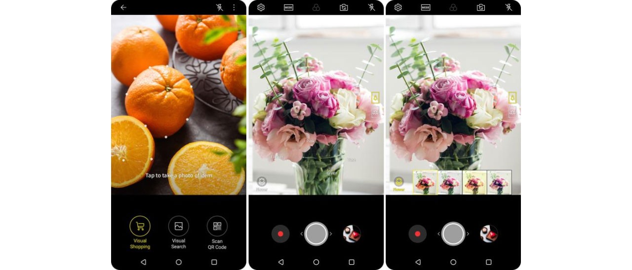 LG V30 (2018), tecnologie AI per la fotocamera