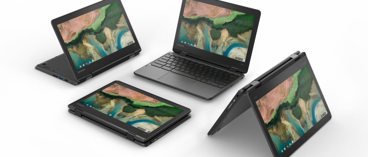 MWC 2018: Lenovo Chromebook 500e/300e/100e