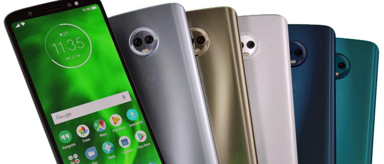Moto G6 Plus disponibile in cinque colori