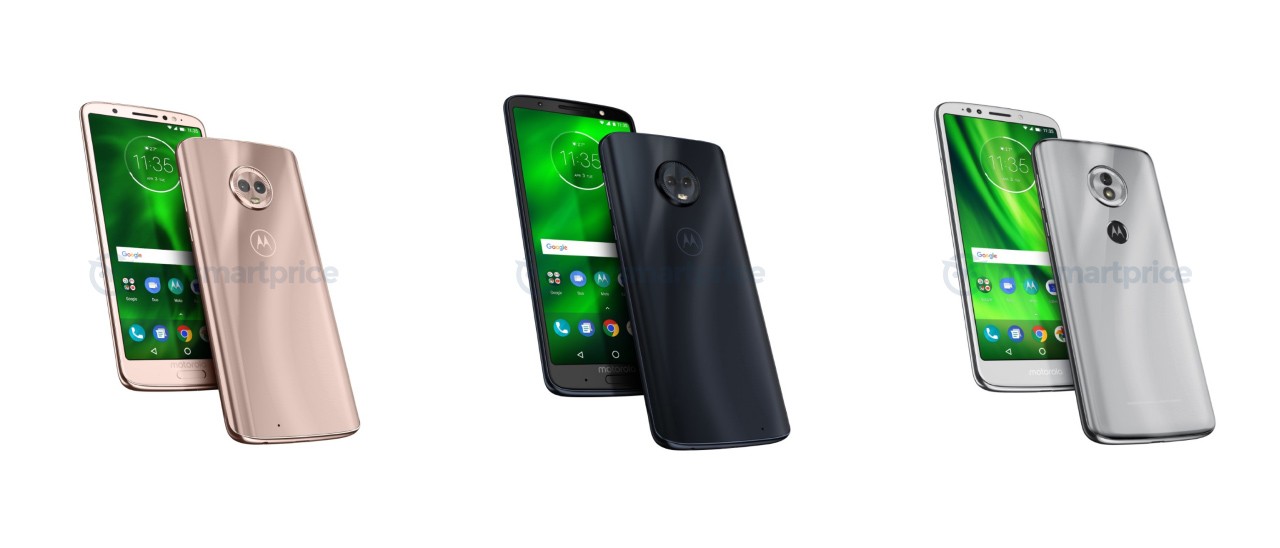 Motorola Moto G6, specifiche dei tre smartphone