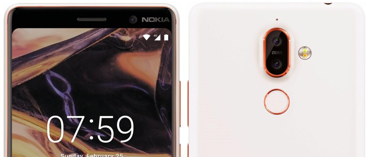 Nokia 7 Plus e Nokia 1, prime immagini ufficiali