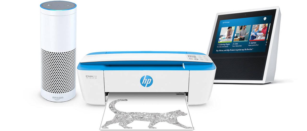 Stampanti HP, controllo vocale con Alexa