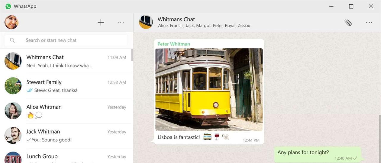 WhatsApp Desktop disponibile sul Microsoft Store