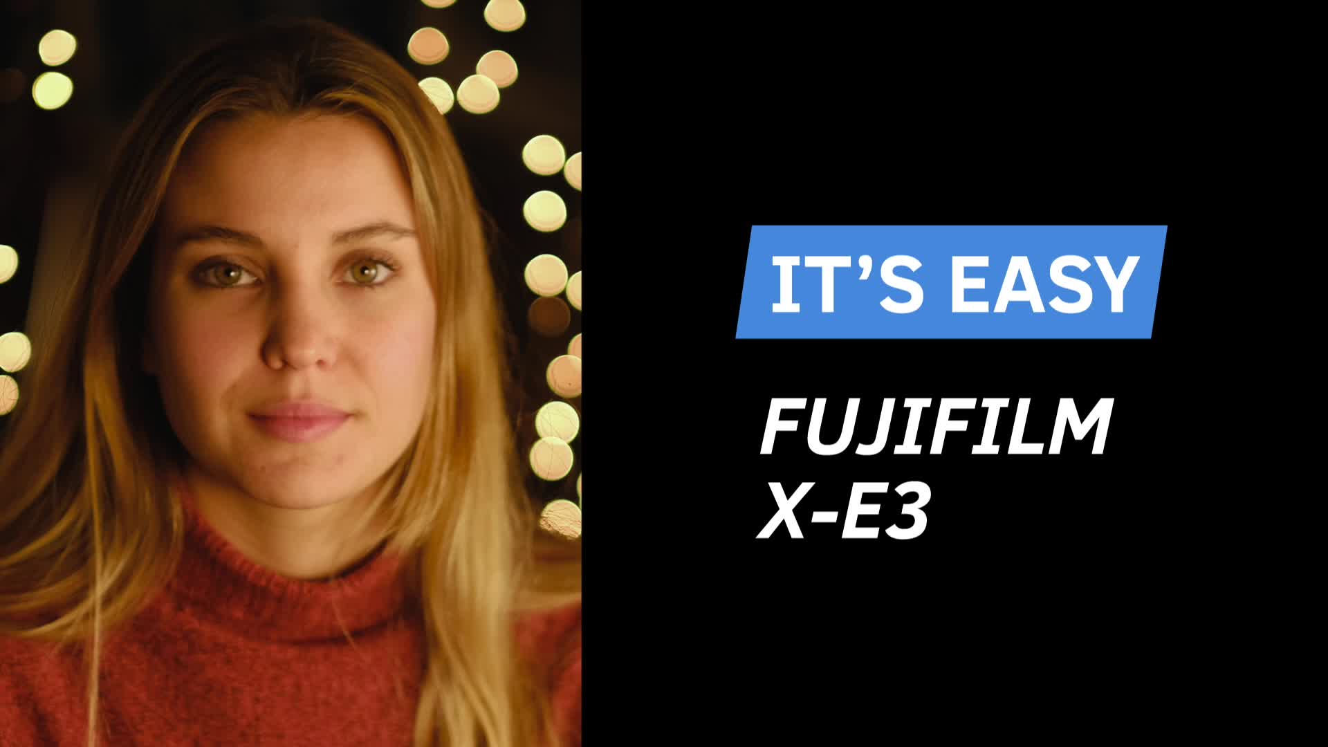 Fujifilm X-E3: bokeh