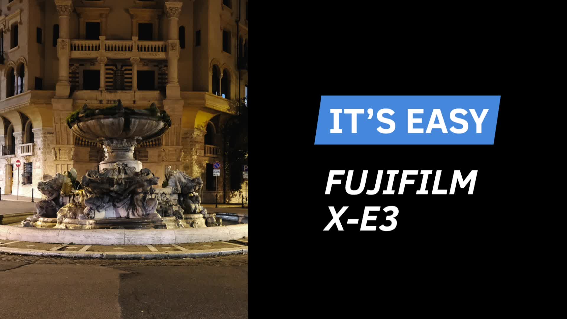 Fujifilm X-E3: foto in notturna