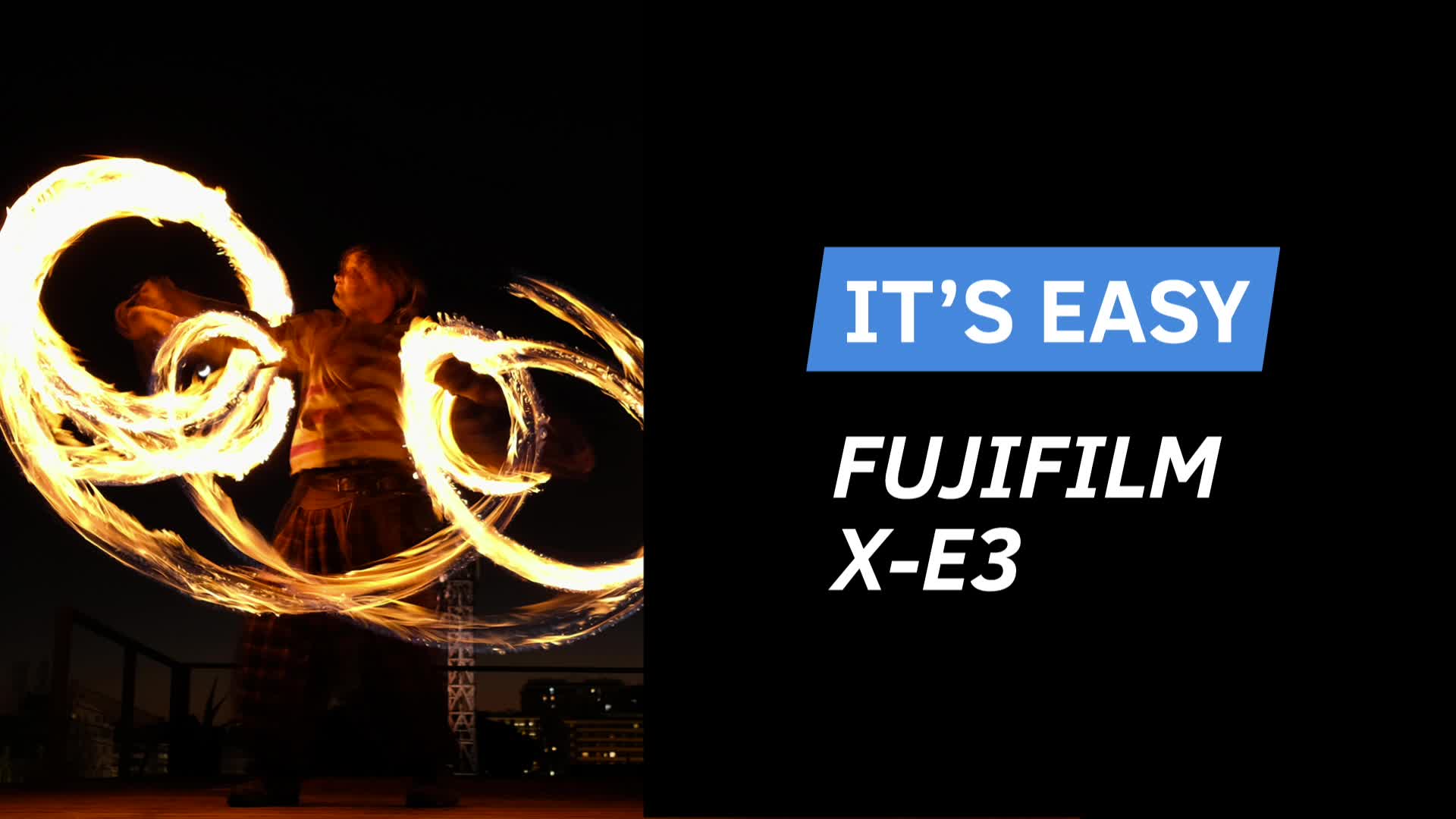 Fujifilm X-E3: light painting