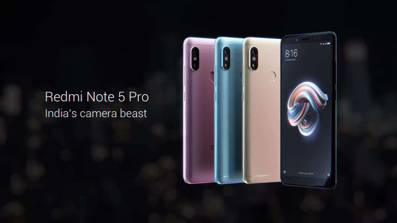 Xiaomi presenta il phablet Redmi Note 5 Pro