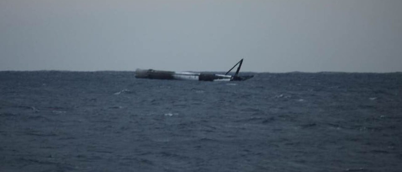 SpaceX, un successo l'ammaraggio del Falcon 9