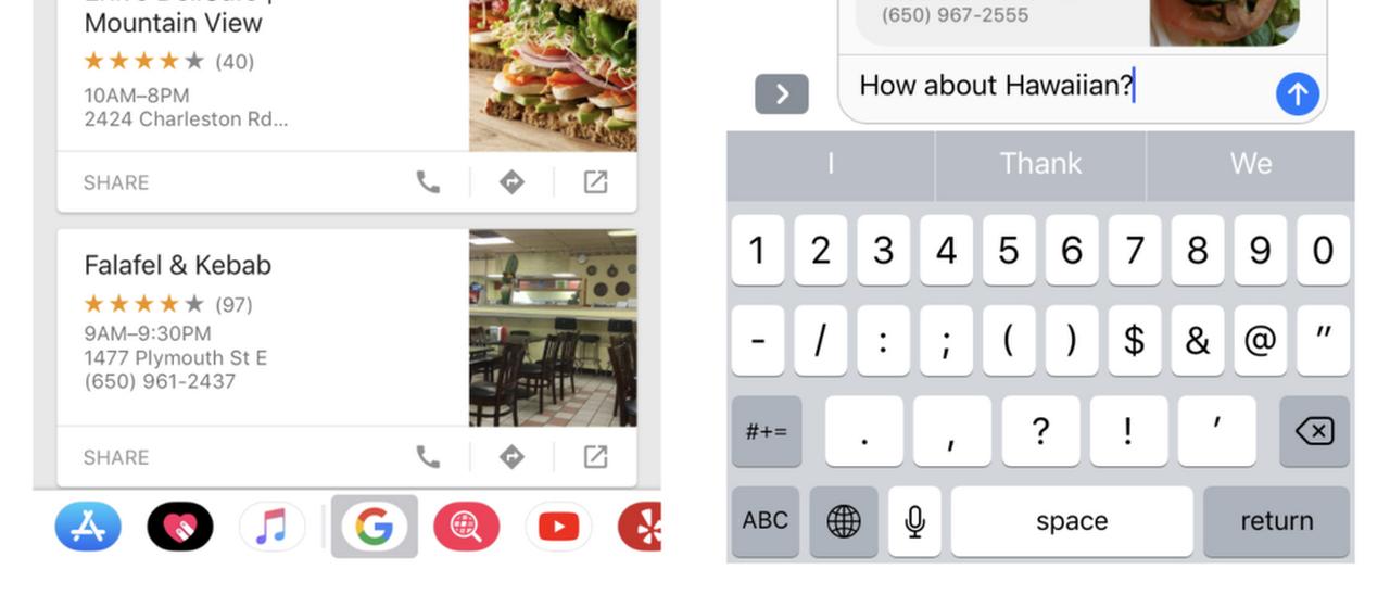 Google integra la ricerca in iMessage