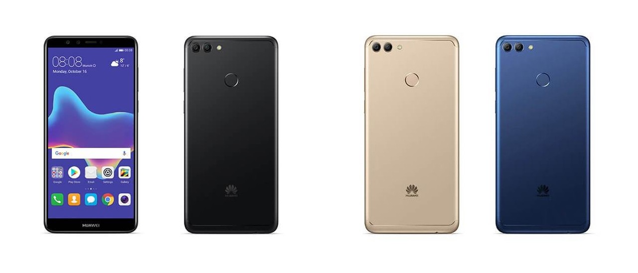 Huawei Y9 (2018), display 18:9 e quattro fotocamere