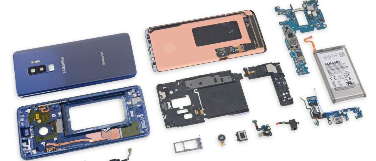 iFixit svela i segreti del Samsung Galaxy S9+