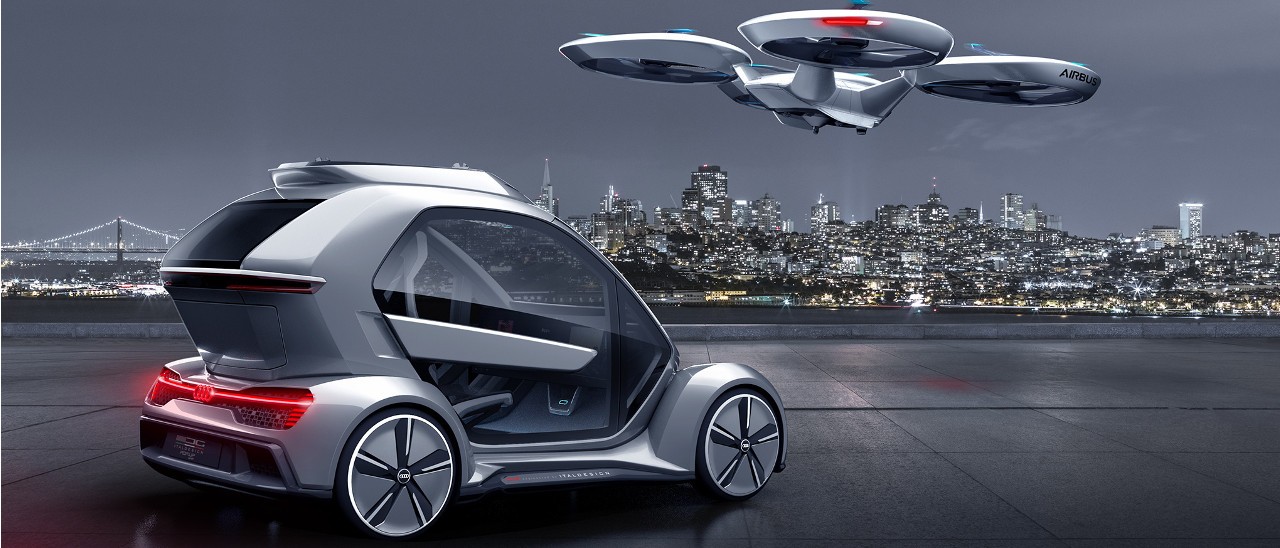 Pop.Up Next, il taxi volante di Audi