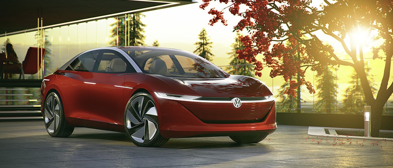 Volkswagen I.D. Vizzion, smart ed elettrica