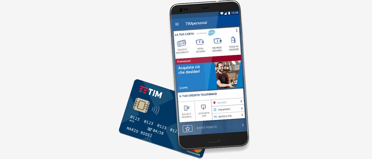 TIMpersonal, la carta prepagata di TIM