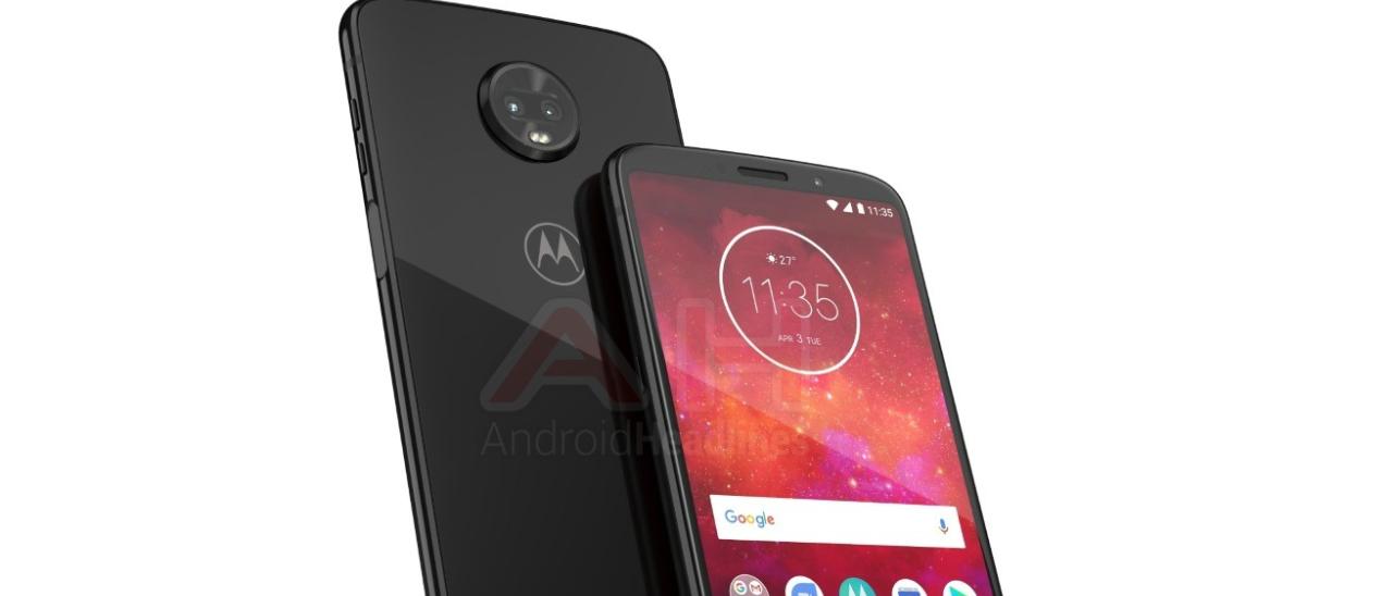 Moto Z3 Play, prima immagine ufficiale