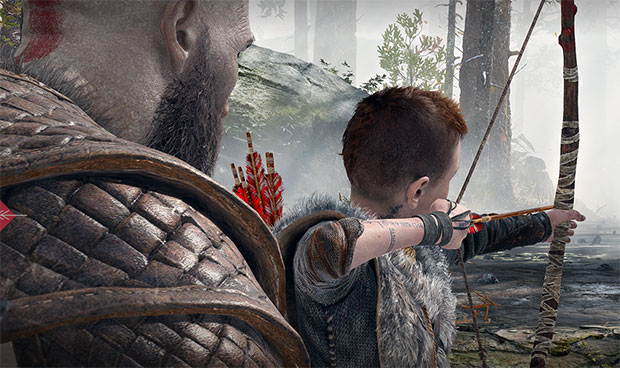 Kratos e il figlio Atreus nel nuovo God of War, esclusiva di lusso per il catalogo PS4