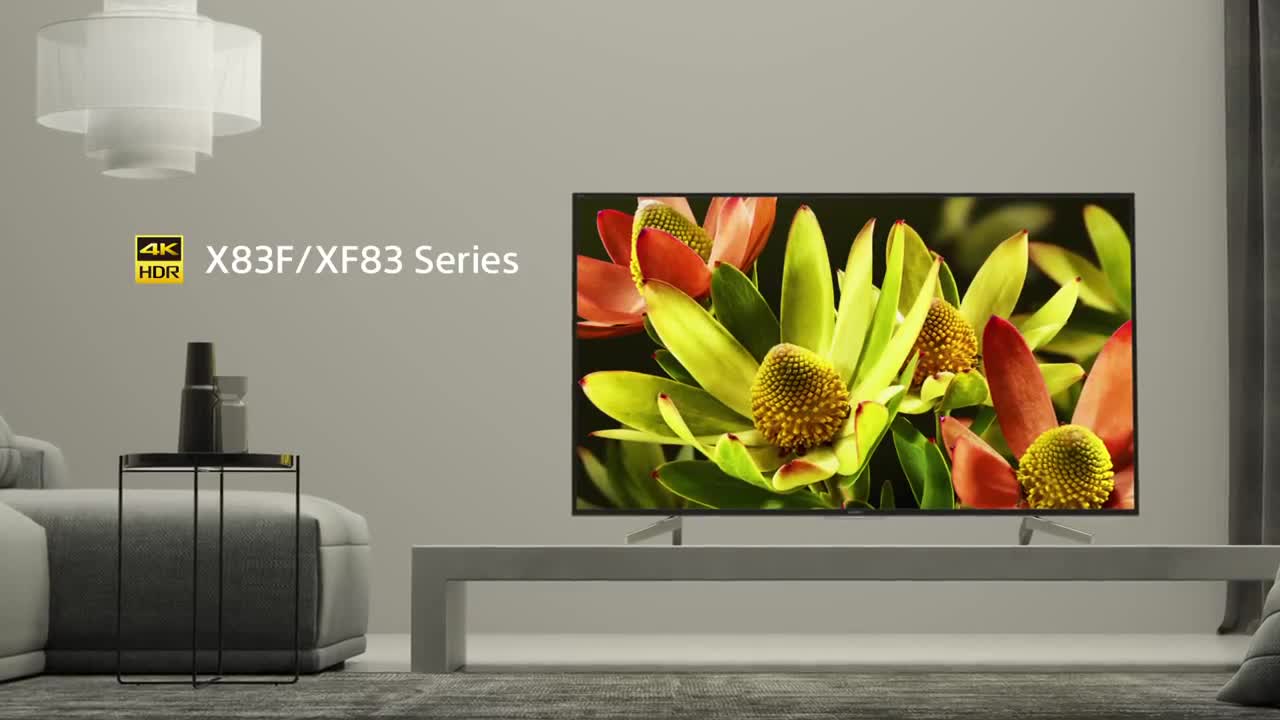 Sony BRAVIA XF83: 4K, HDR e Smart TV