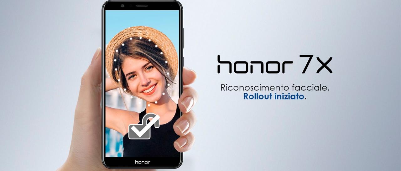 Honor 7X, riconoscimento facciale con EMUI 8.0