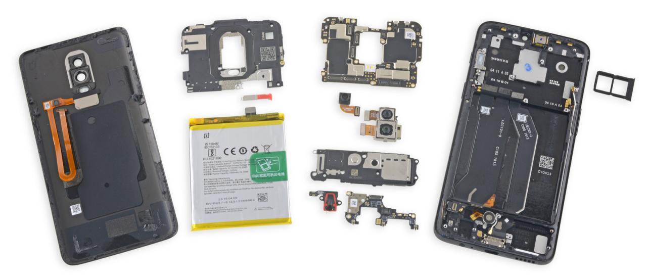 OnePlus 6 meno riparabile del OnePlus 5T