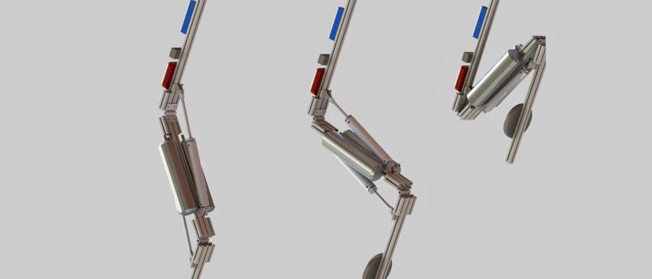 Disney Stickman, robot acrobata che fa le capriole