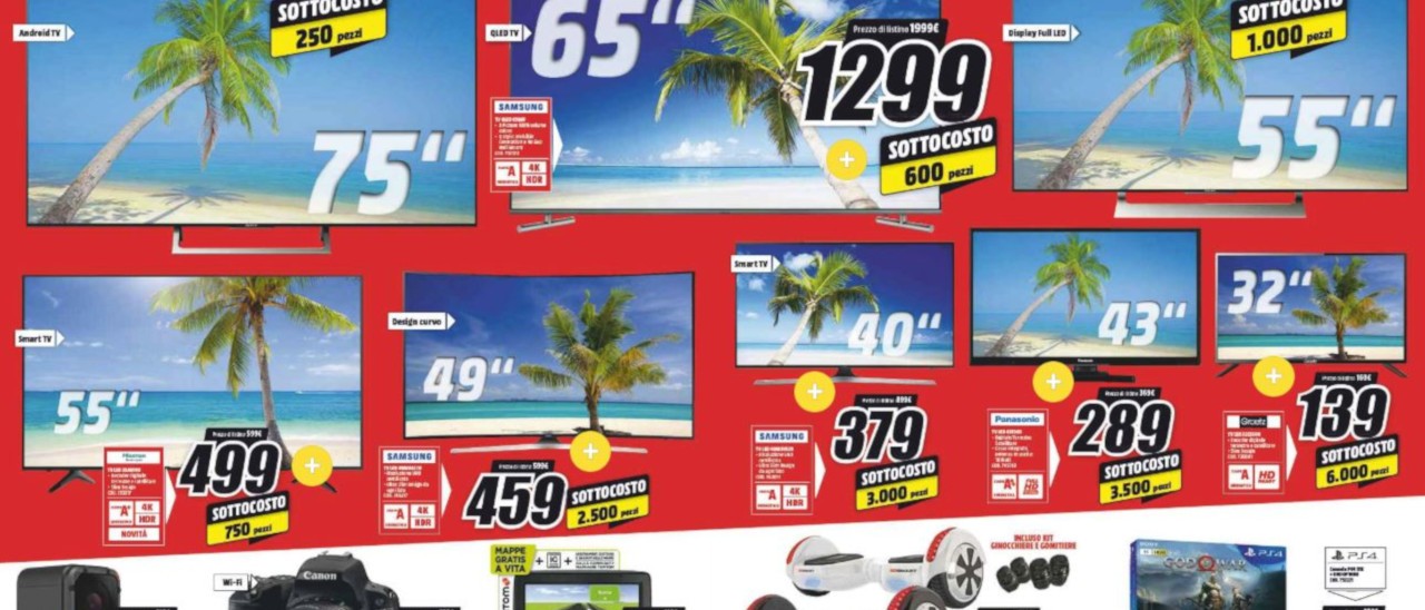 MediaWorld, arriva il sottocosto di maggio